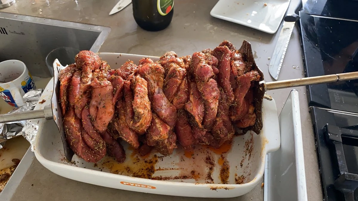 BBQ Rotisserie Kebab Spiezen Set (universele Set Geschikt Voor De Meeste Rotisseries / BBQ Spitten) 6 BBQ Rotisserie Kebab Spiezen Set (universele Set Geschikt Voor De Meeste Rotisseries / BBQ Spitten) - Afbeelding 5