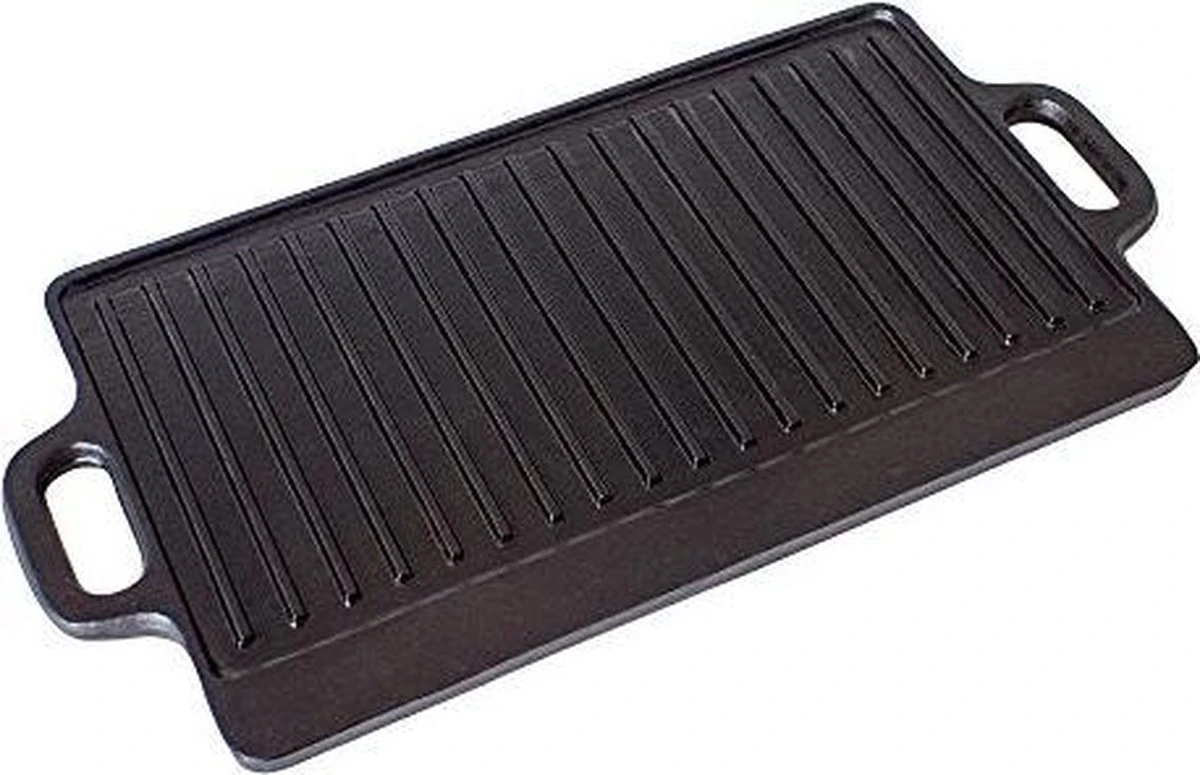 BIG-BBQ Grillplaat / Bakplaat 50X23 Gietijzer 4 BIG-BBQ Grillplaat / Bakplaat 50X23 Gietijzer - Afbeelding 2
