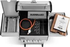Burnhard Gas BBQ FRED JR. Deluxe - 2 Branders - Incl. Keramische Infraroodbrander & Afdekhoes - Deluxe 37 Burnhard Gas BBQ FRED JR. Deluxe - 2 Branders - Incl. Keramische Infraroodbrander & Afdekhoes - Deluxe -The Bastard Winkel 1200x796