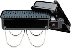 Weber Go-Anywhere Gas Barbecue - 41x26 Cm - Roestvrijstalen Branders - Gasregelkop - Incl. Deksel -The Bastard Winkel 1200x812