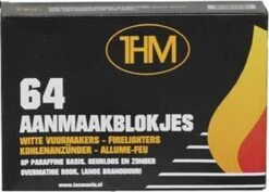 THM Witte Aanmaakblokjes Paraffine 64 Stuks Omdoos 12 Pakjes -The Bastard Winkel 1200x858