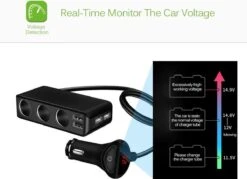 WiseGoods - Premium Auto Sigarettenaansteker Splitter - 4 Poorten USB - Autolader USB - Autolader Splitter - 12V Splitter -The Bastard Winkel 1200x870 3