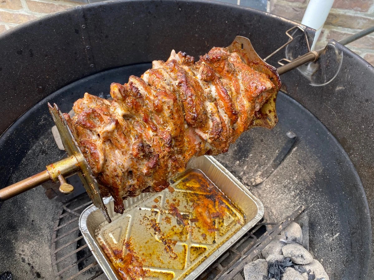 BBQ Rotisserie Kebab Spiezen Set (universele Set Geschikt Voor De Meeste Rotisseries / BBQ Spitten) 12 BBQ Rotisserie Kebab Spiezen Set (universele Set Geschikt Voor De Meeste Rotisseries / BBQ Spitten) - Afbeelding 11