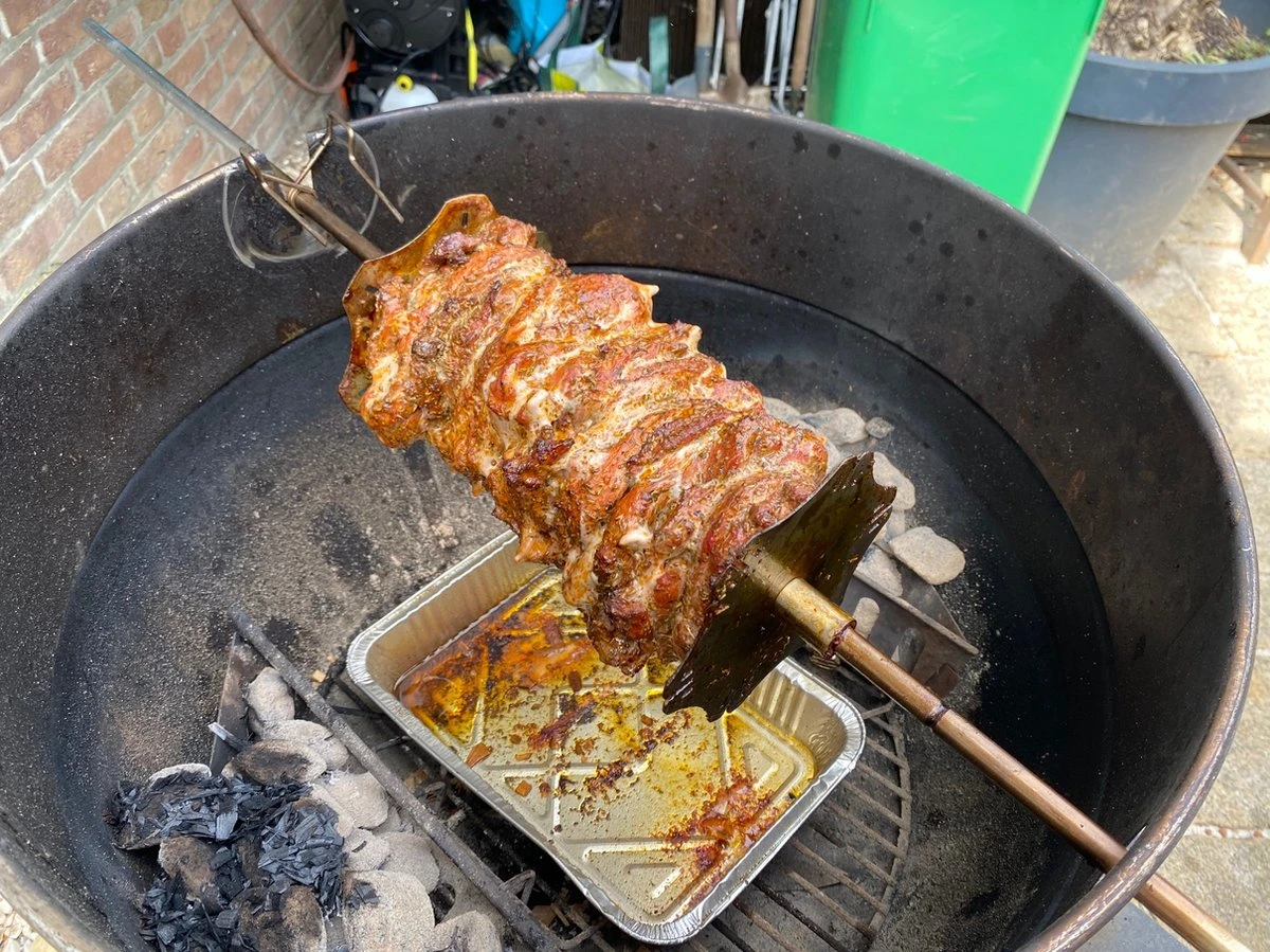 BBQ Rotisserie Kebab Spiezen Set (universele Set Geschikt Voor De Meeste Rotisseries / BBQ Spitten) 14 BBQ Rotisserie Kebab Spiezen Set (universele Set Geschikt Voor De Meeste Rotisseries / BBQ Spitten) - Afbeelding 13