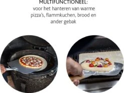 Boska Pizzaschep Barbecue - Kort Handvat - Stabiel - Aluminium - Eikenhout - BBQ Accessoires -The Bastard Winkel 1200x901 4