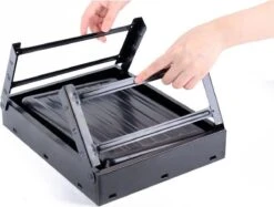 Merkloos Decopatent® Portable Houtskool BBQ - Barbecue - Inklapbaar - Barbecue Houtskool - Tafel Grill - Camping - Strand - Festival - Park -The Bastard Winkel 1200x909