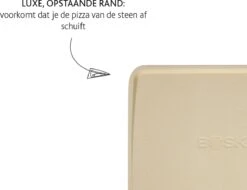 Boska Pizzasteen Deluxe Rechthoek - Voor De Oven - Knapperige Pizza's - 40x32 Cm - BBQ Accessoires -The Bastard Winkel 1200x921 1