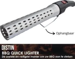 DistinQ BBQ Lighter Aansteker - Elektrische Barbecue Looftlighter Houtskool Starter Voor Barbecue, Grill En Open Haard - 2000 Watt -The Bastard Winkel 1200x946