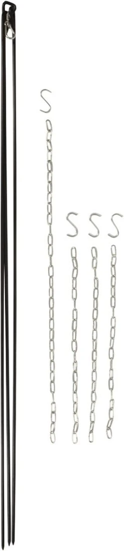 Esschert Design - Driepoot Met Ketting - Haardvuur Accessoires - Staal - Zwart -The Bastard Winkel 272x1200