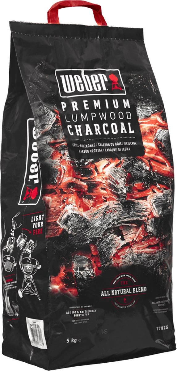 WEBER Houtskool - Zak Van 5 Kg 3 WEBER Houtskool - Zak Van 5 Kg