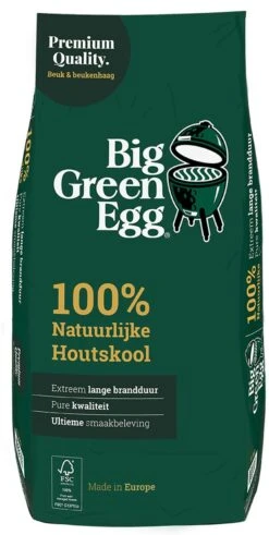 Big Green Egg BigGreenEgg Houtskool Europa 9kg - 1 Zak 7 Big Green Egg BigGreenEgg Houtskool Europa 9kg - 1 Zak -The Bastard Winkel 604x1200
