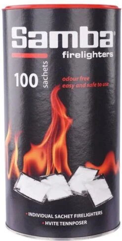 Samba Aanmaakzakjes Openhaard - 100 Stuks In Koker -The Bastard Winkel 606x1200