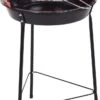 Houtskoolbarbecue Ø33 Cm | Verstelbare Grill BBQ | Halfopen | Zwart / Rood -The Bastard Winkel 653x1200