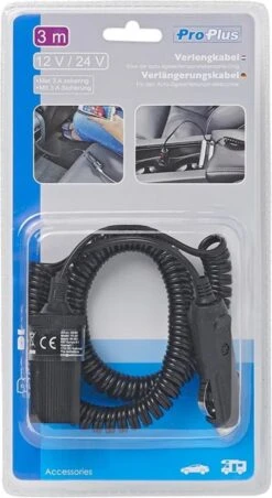 Proplus Verlengkabel Sigarettenaansteker 3m 12/24 Volt 3 Ampère -The Bastard Winkel 656x1200
