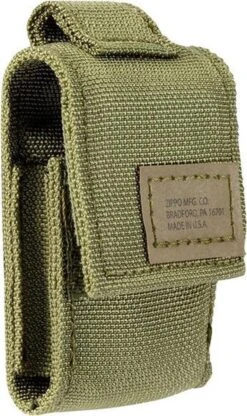 Zippo Tactical Molle Pouch / Hoes En Black Crackle Benzine Aansteker Geschenk Set OD Green -The Bastard Winkel 713x1200 1