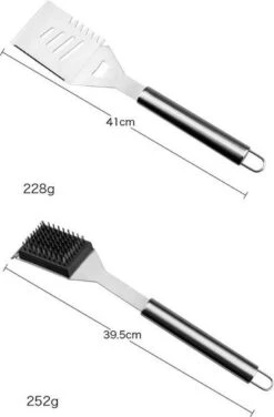 Sens Design BBQ Accesoires - 18 Delig - BBQ Gereedschapset Koffer -The Bastard Winkel 788x1200