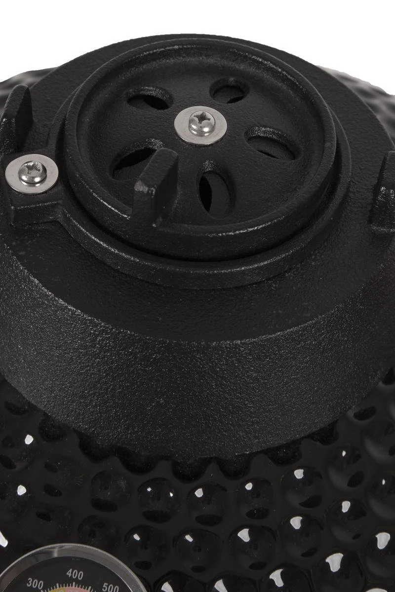 Patton Kamado Grill 13" - Keramisch - Kookoppervlak Ø 28 - Mat Zwart 11 Patton Kamado Grill 13" - Keramisch - Kookoppervlak Ø 28 - Mat Zwart - Afbeelding 9