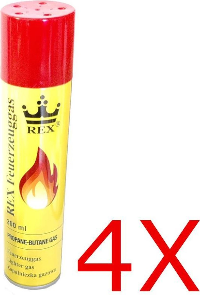 Merkloos 4X Aanstekergas Aansteker Gas 300Ml Gasvulling Butaan 3 Merkloos 4X Aanstekergas Aansteker Gas 300Ml Gasvulling Butaan