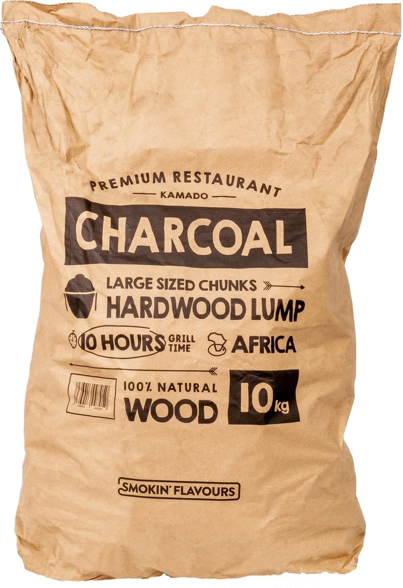 Smokin’ Flavours Gamhar Restaurant Houtskool 10 KG (Zuid Afrika) 6 Smokin’ Flavours Gamhar Restaurant Houtskool 10 KG (Zuid Afrika) - Afbeelding 4