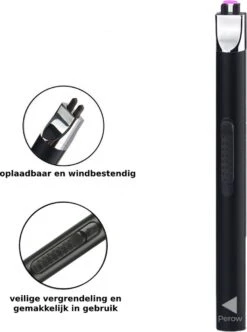 Oplaadbare Lange Elektrische Aansteker - Duurzame Plasma Aansteker - Inclusief Cadeauverpakking - BBQ - Kaarsen - Zwart -The Bastard Winkel 894x1200 1