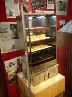 2-L Home & Garden XL Rookoven - RVS - 80x40x28 Cm - 3 Etages -The Bastard Winkel 895x1200