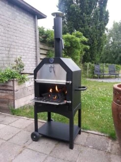 Merkloos MaxxGarden Pizza Oven - Smoker Barbecue Houtskool 45 X 65 X 158cm -The Bastard Winkel 900x1200 8